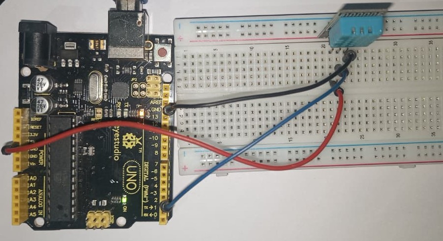 Pinout do sensor DHT11